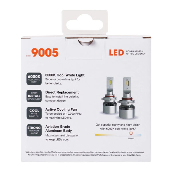 BOMBILLO 9005 - HB3 OSRAM / SYLVANIA PREMIUM LED 5 AÑOS DE GARANTÍA