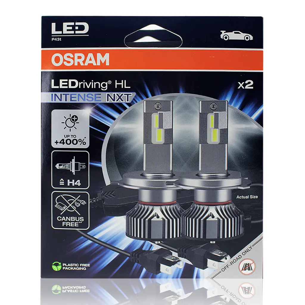 Bombillos Osram H4 Ledriving Hl Intense Nxt CanBus