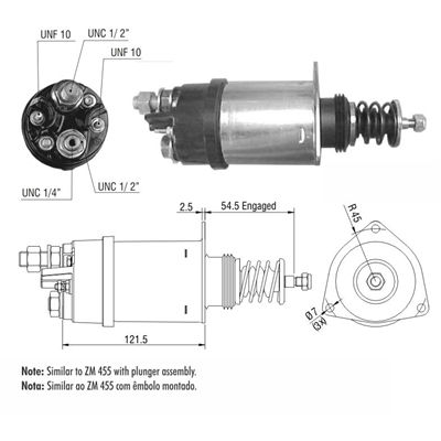 AUTOMATICO 42MT 37MT 41MT 12V COMPLETO C/EMBOLO 4TORNILLOS