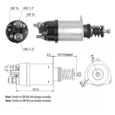 AUTOMATICO 42MT 12V COMPLETO C/EMBOLO 3 TORNILLOS