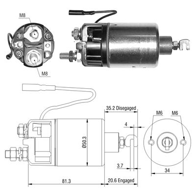 AUTOMATICO TOYOTA SUSUKI SUBARU NIPPONDENSO CABLE