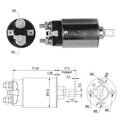 AUTOMATICO SUSUKI SJ 410 MITSUBISHI CUADRANTE