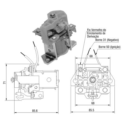 AUTOMATICO IVECO SCANIA BOSCH IMPULSO 0331101005 2SALIDAS