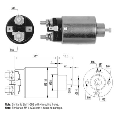 AUTOMATICO NISSAN SENTRA 3 T PUNTILLA HITACHI 12V