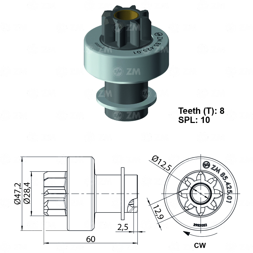 BENDIX CHEVROLET SPRINT/ SWIFT/CHANA/HAFEI/CHINOS 1.3/1.0 8D