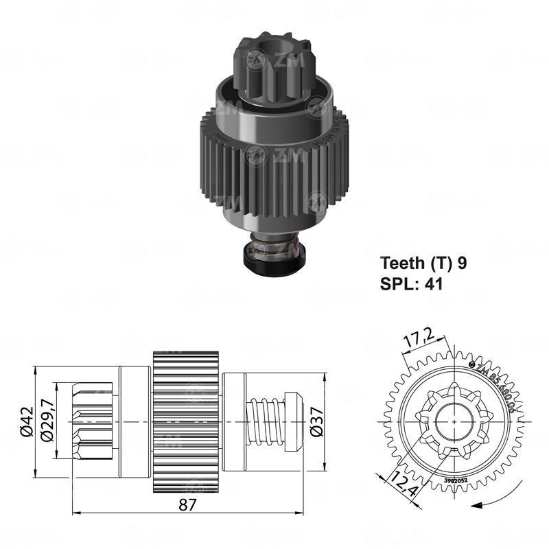 BENDIX RELACIONADO CHEVROLET CORSA DIESELNISSAN MURANO DMAX DIESEL T9