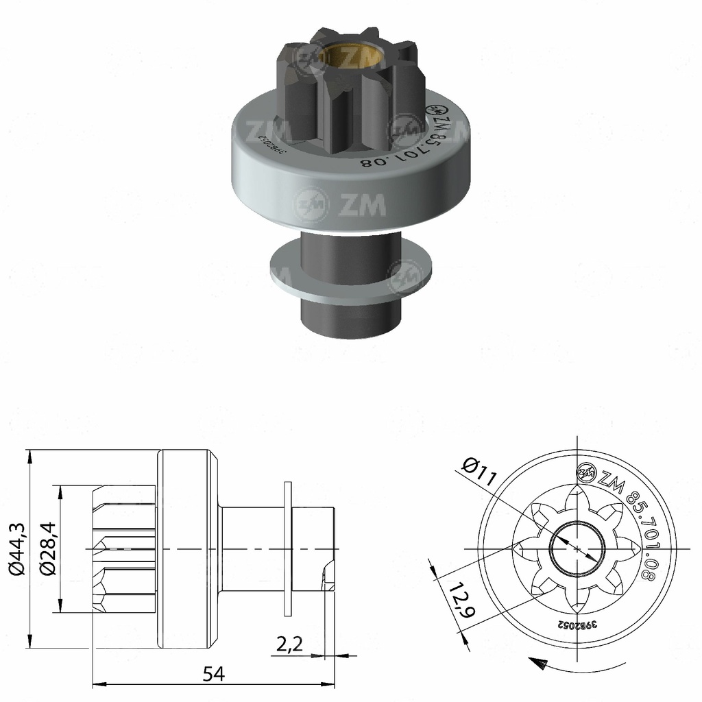 BENDIX CHEVROLET SWIFT / SPRINT INYECCIONFEROZA 8D