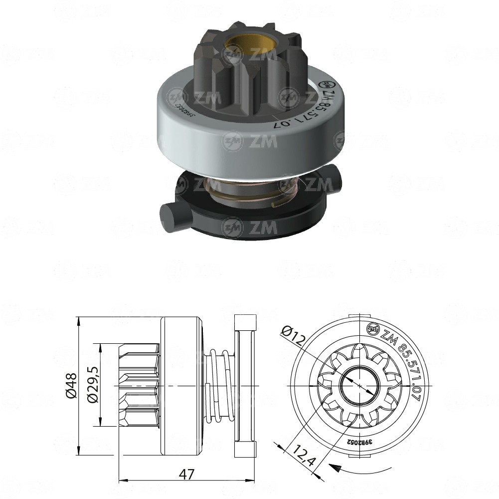 BENDIX NISSAN D21 MEXICANO 9D / TOYOTA VIGOHILUX 2.006