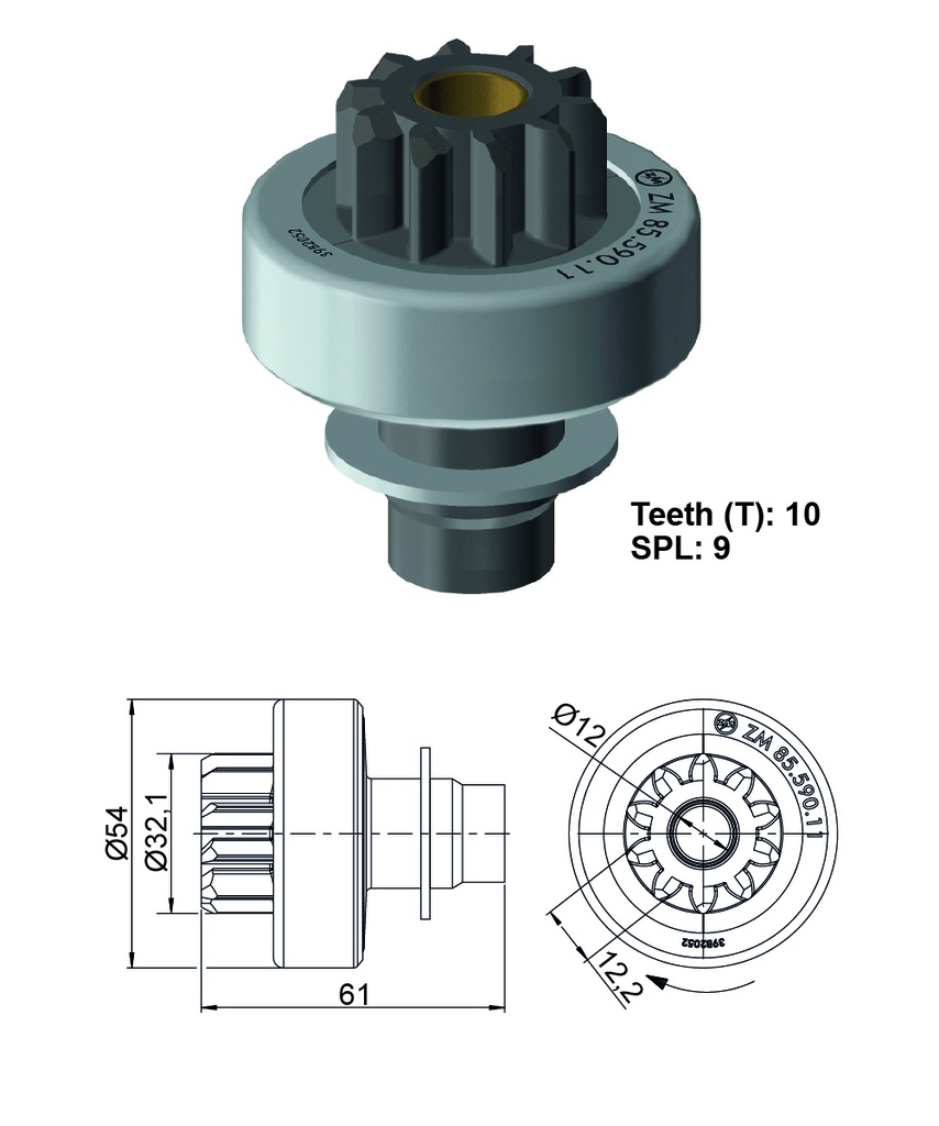 BENDIX H-100 DIESEL VALEO 10D