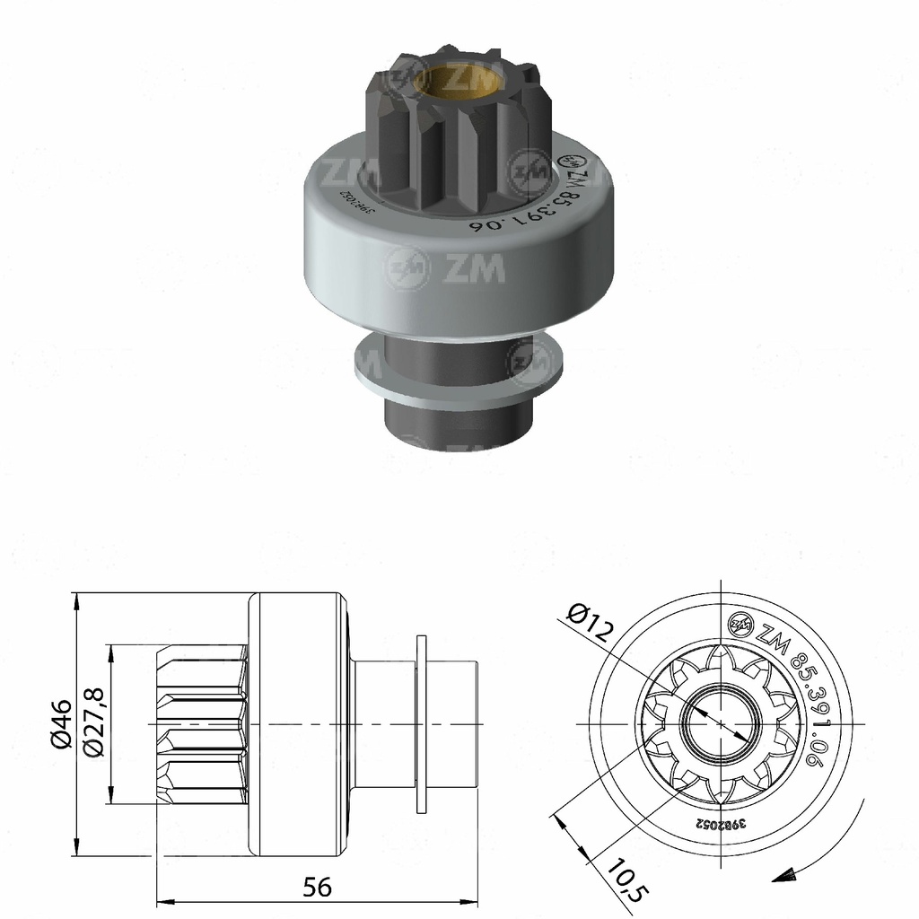 BENDIX HYUNDAI I25 / KIA RIO 1.6 T-VALEO T-10