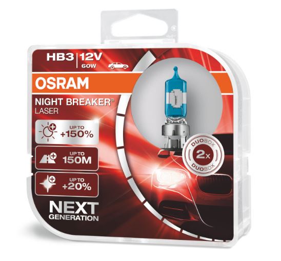 BOMBILLO HB3 12V 60W P20d 150% + LUZ