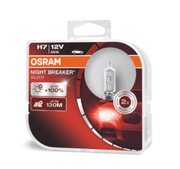 H7 12V 55W SILVERSTAR 100% MAS LUZ