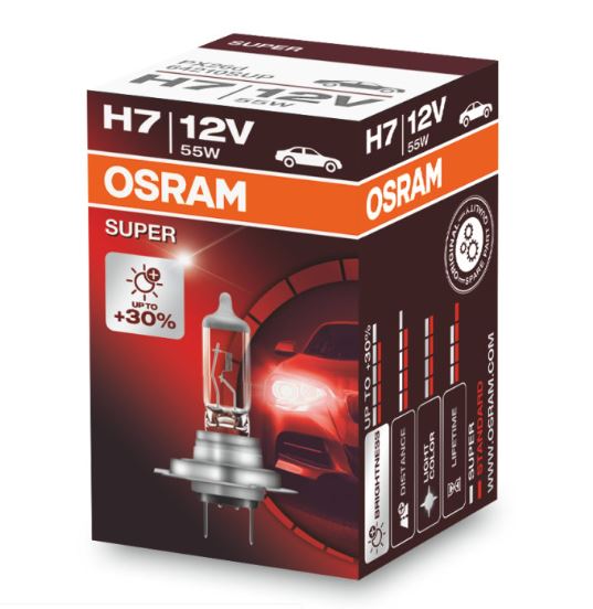H7 12V 55W SUPER 30% MAS