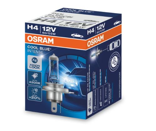 H4 12V 60/55W COOL BLUE INTENSE XENON LOOK