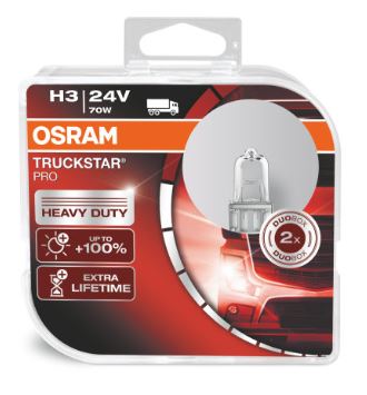 H3 24V 70W 100% MAZ LUZ TRUCKSTAR PRO KITX2