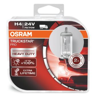 H4 24V 70W 100% MAZ LUZ TRUCKSTAR PRO KITX2