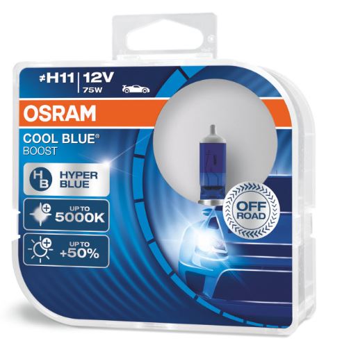 H11 12V 55W 5.000K 50% + LUZ