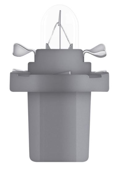 T5  24V  1.2W  BASE PLASTICA (G) CENIZA CON GANCHO