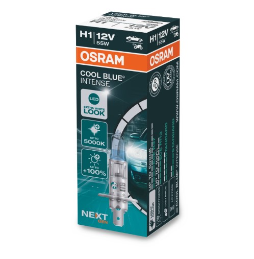 H1 12V 55W STANDAR 5000K 100% MAS LUZ NEXT GENERATION