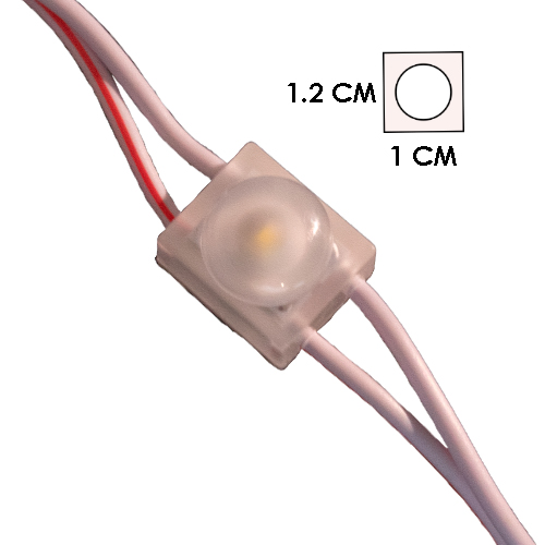 MODULO 1LED DIFUSOR BLANCO 6500K 12V IP-67