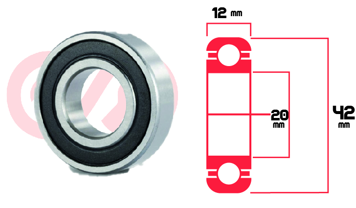 RODAMIENTO 6004 2RS ALT MITSUBA BOMBA HIDRAULICA VW UNIVERSAL