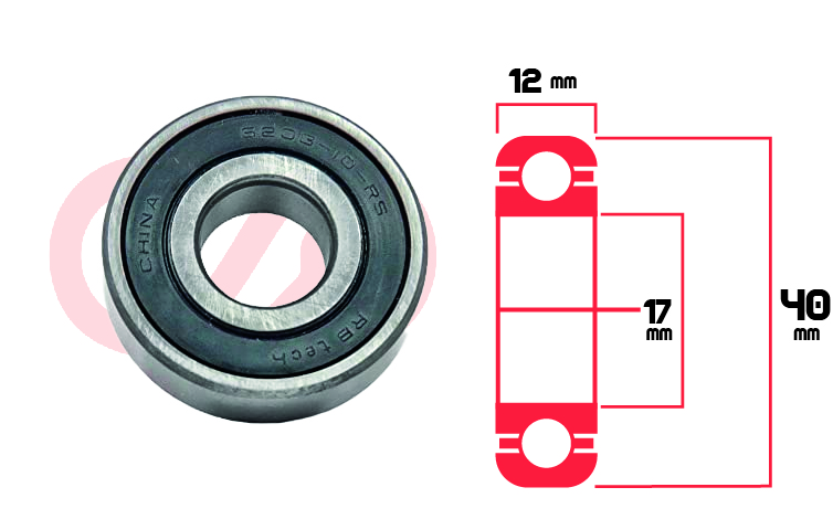 RODAMIENTO 6203 2RS UNIVERSAL