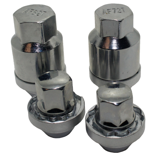 Kit M12X1.25 (4 tuercas- 2 llaves) Conico