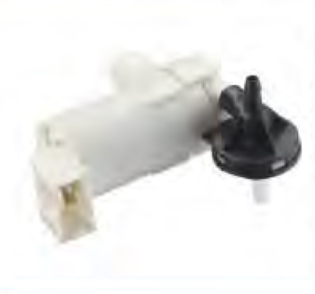 MOTOR TANQUE LAVAPARABRISAS NISSAN 2 SALIDAS CONECTOR CUADRADO
