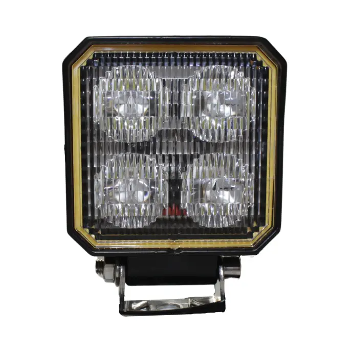 Exploradora Led Cuadrada 4 Leds 20W 10-30V Ip68