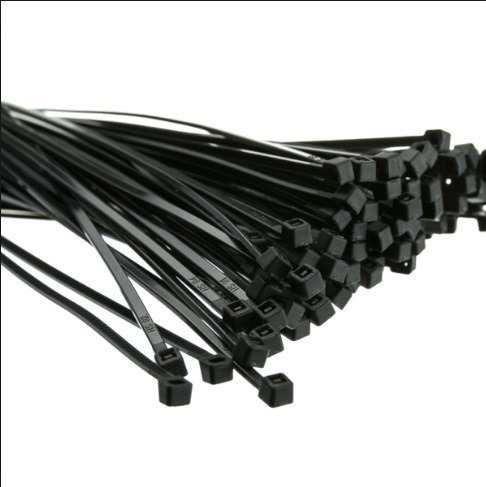 CORREA DE AMARRE NEGRO T10 (25CM X 4.8MM) TRABAJO PESADO E (60) X BOLSA 100 UNIDADES
