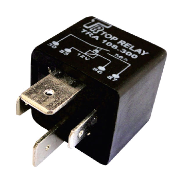 RELE AUXILIAR DE POTENCIA 4 PATAS 12V 50A