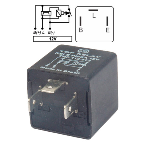FLASHER 3 PATAS INVERTIDO 12V
