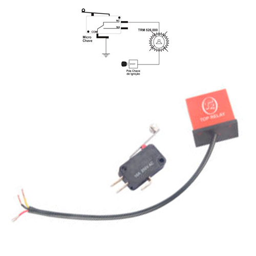 ALARMA SONARA Y VISUAL PARA CAMIONES BIVOLT