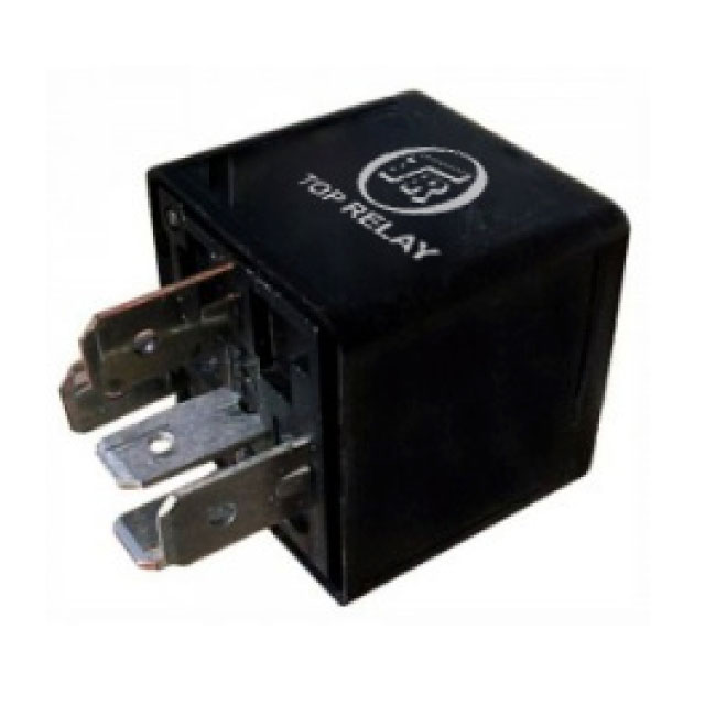 RELÉ AUXILIAR INVERSO 5 PATAS, 12V 20/40A SIN SOPORTE  USO GENERAL
