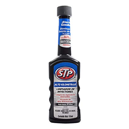 STP LIMPIADOR DE INYECTORES SUPER CONCENTRADO PARA ALTO KILOMETRAJE