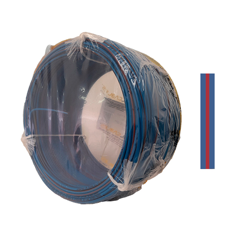 CABLE VEHICULO 16AWG 50V 90 C AZUL-ROJO