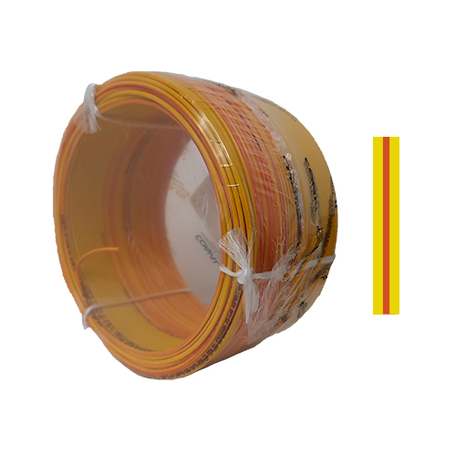 CABLE VEHICULO 18AWG 50V 90 C AMARILLO-NARANJA