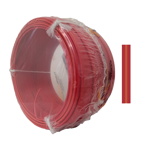 CABLE VEHICULO 18AWG 50V 90 C ROJO-NARANJA