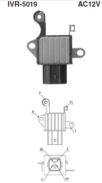 REGULADOR TOYOTA LAND CRUISER E HINO DUTRO 12V 150A NEW ERA