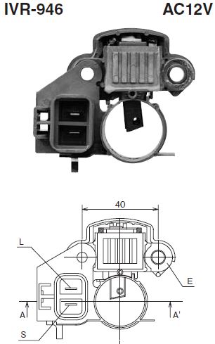 REGULADOR ALTERNADOR MAZDA MITSUBISHI - IM-217 NEW ERA