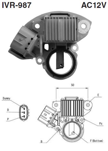 REGULADOR ALTERNADOR MAZDA NEW ERA