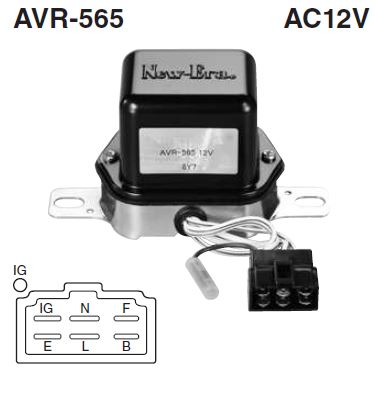 REGULADOR EXTERNO ALT. TOYOTA 12V 6 TERMINALES NEW ERA