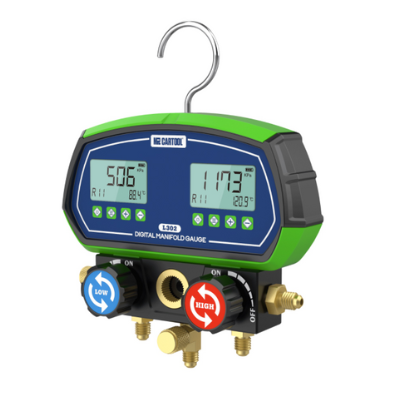 MANOMETRO DE PANTALLA DIGITAL PARA MEDICION DE PRESION DE GAS REFRIGERANTE R134A