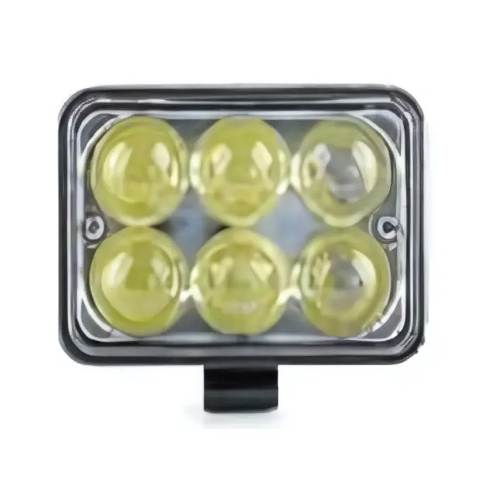 Lampara De Trabajo Cuadrada Lupa 6 Leds 18W 12/24V Spot