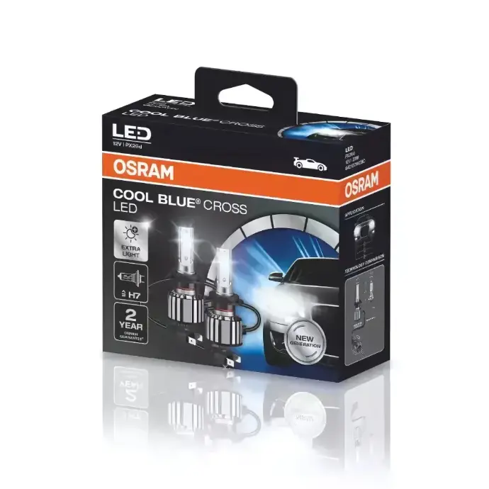 Bombillo Led H7 Osram Cool Blue Cross