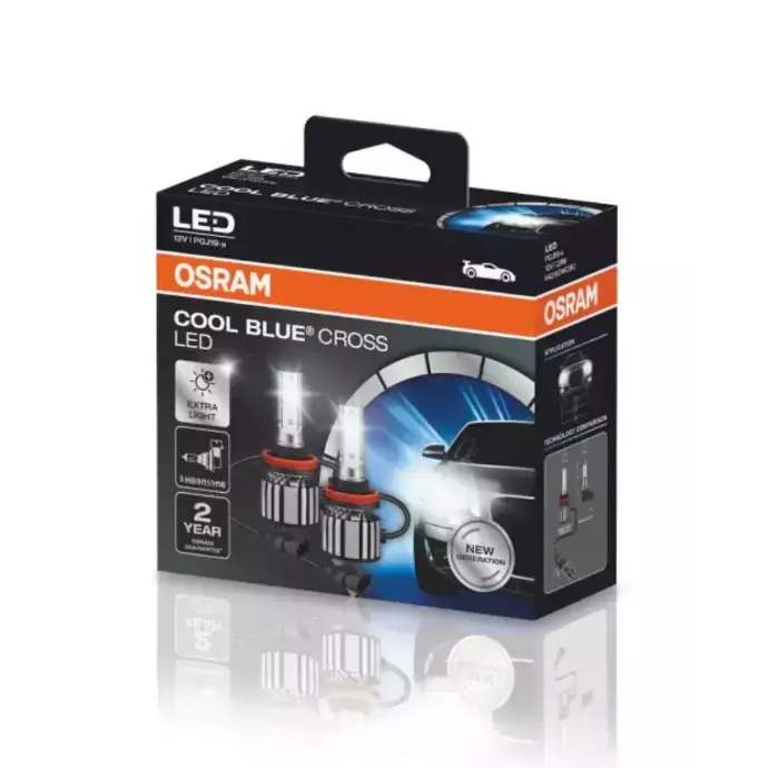 Bombillo Led H11/H8/H16 Osram Cool Blue Cross