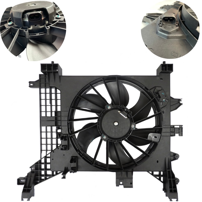 Motoventilador Renault Duster 1.6 Con Enfocador Resistencia 6Aspas Ø Motor100Mm Horario P384W Aspira Ø Helice375Mm Con Aire