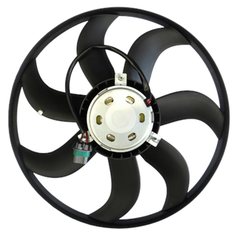 Motoventilador Vw Volkswagen Fox 1.0 1.6 Gol Polo Saveiro Voyage Space Fox Ac Aspira Helice: 392Mm Motor: 101Mm 7 Aspas Potencia