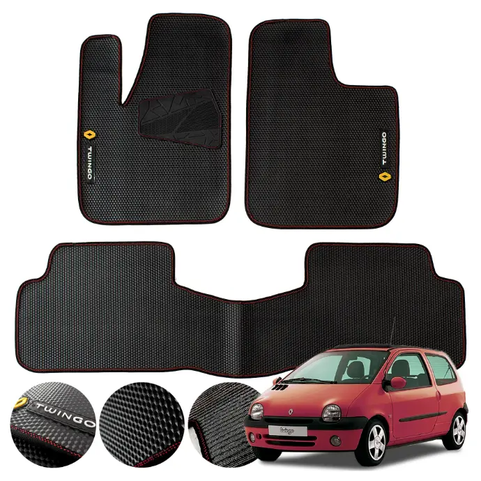 Juego De Tapetes Pvc Renault Twingo 1997-2013 Antideslizantes