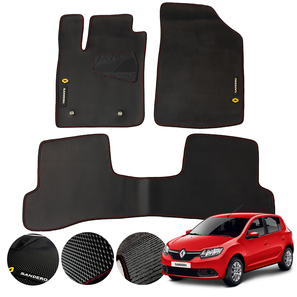 Juego De Tapetes Pvc Sandero 2016-2020 Antideslizantes